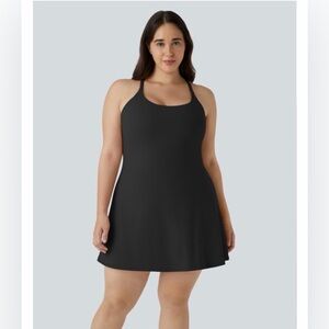 Halara Everyday 2-in-1 Flare Workout Plus Size Dress-Wannabe-Easy Peezy Size 2X